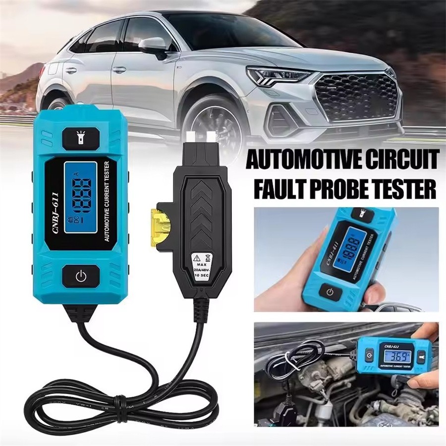 Automotive Circuit Fault Probe Tester,Portable High-Precision Current Tester 20A