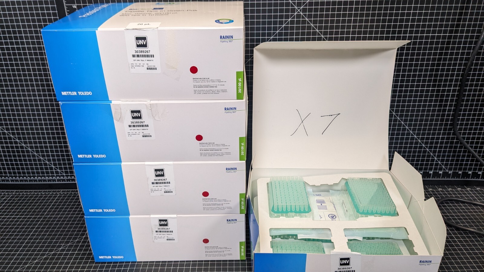 RAININ Filtered Racked Pipette Tips GP UNV 20/100µL 30389267 20uL universal fit