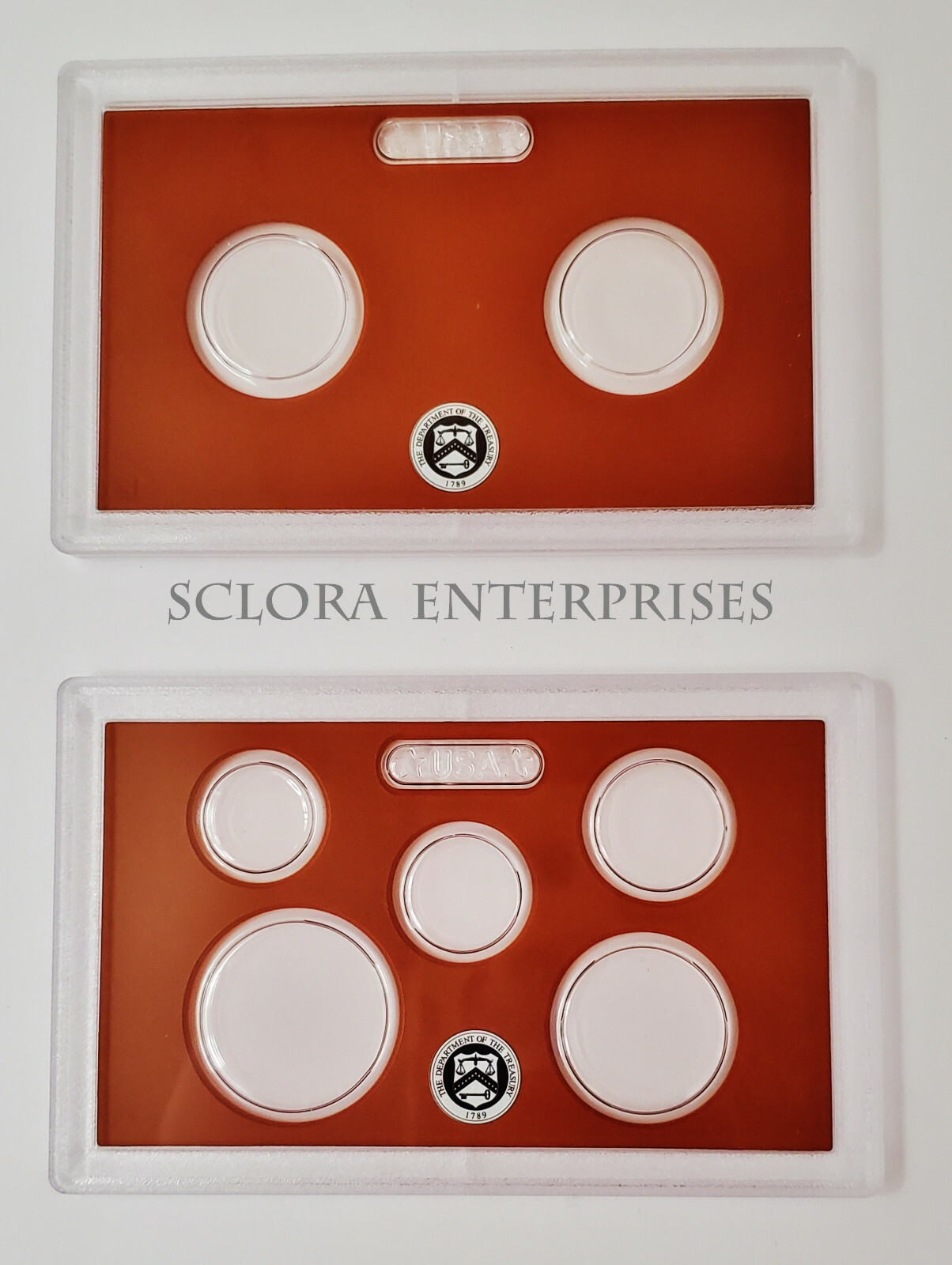 2021 Proof Set Box and Lenses ONLY *NO COINS*