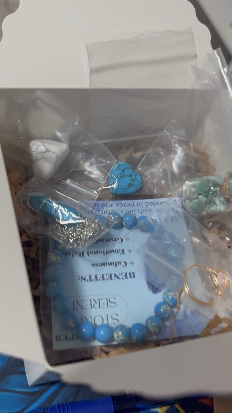 Turquoise Crystal Gift Box