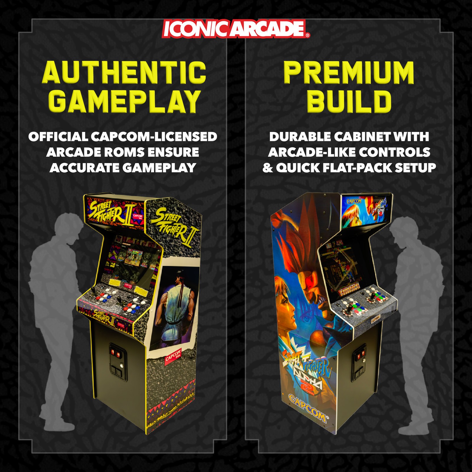 Iconic Arcade Street Fighter Alpha 2 XT Arcade Machine (Open Box)