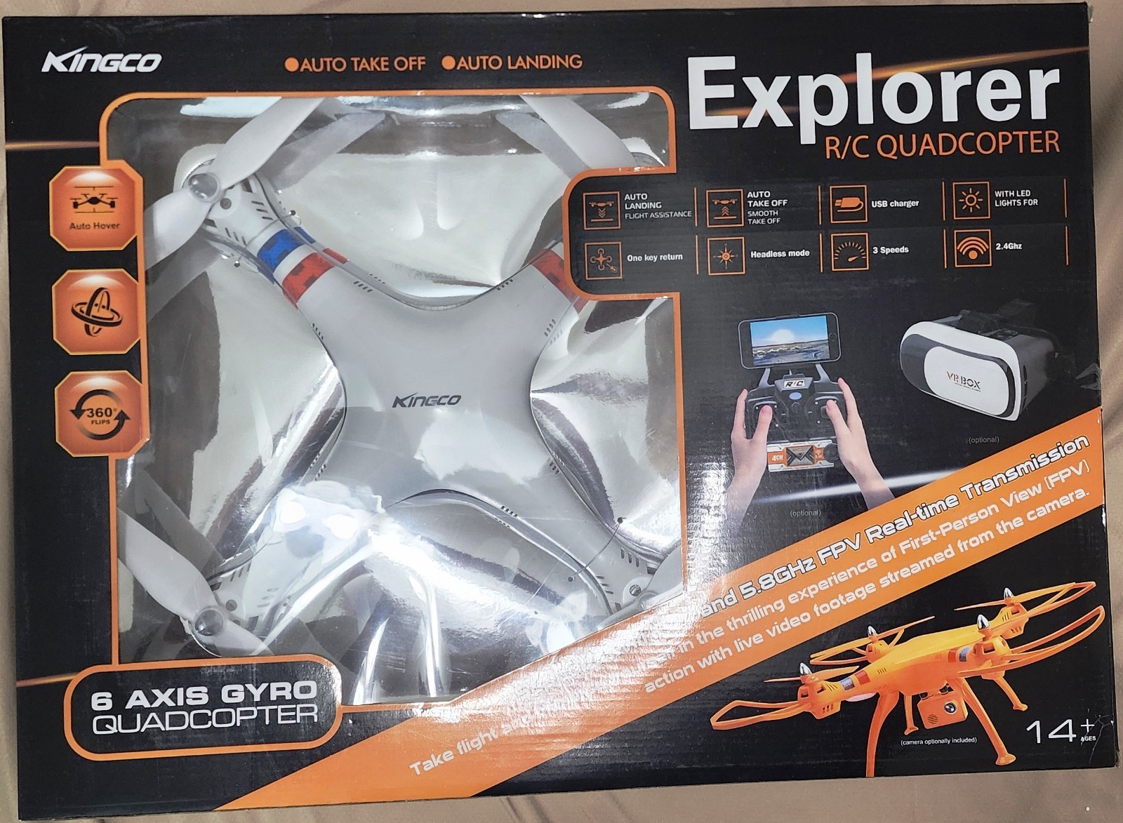 Drone, Explorer R/C Quadcopter, new in the box