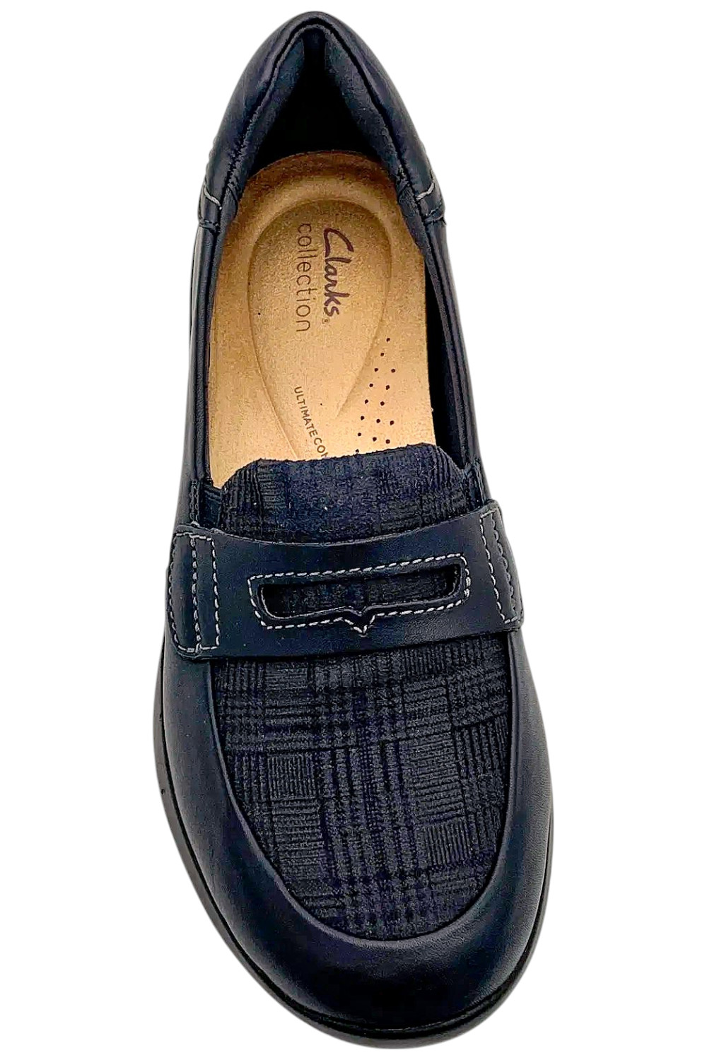 Clarks Women's Ellowyn Slip On Loafer Navy