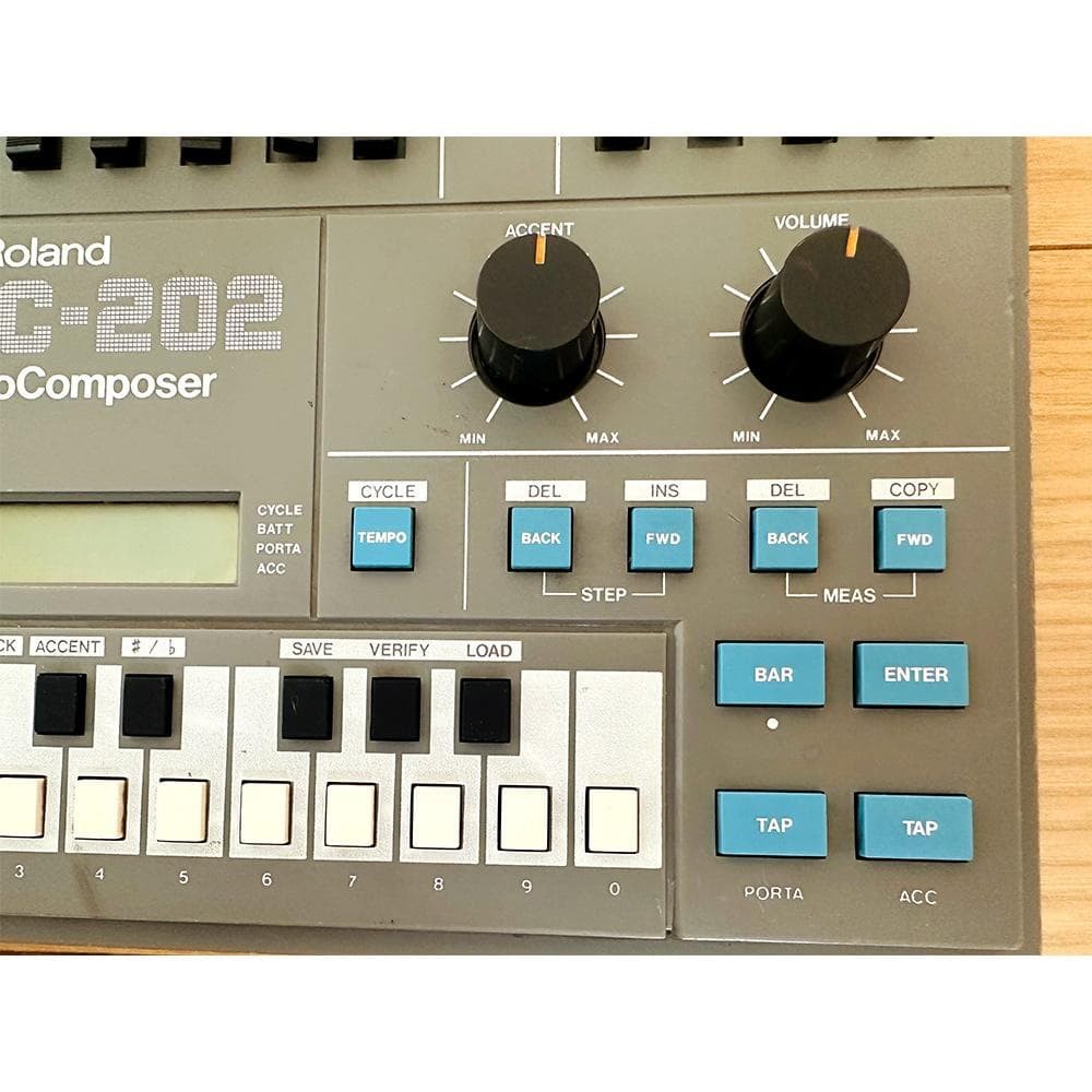 Roland MC-202 MicroComposer Vintage Analog Synthesizer Sequencer Tested