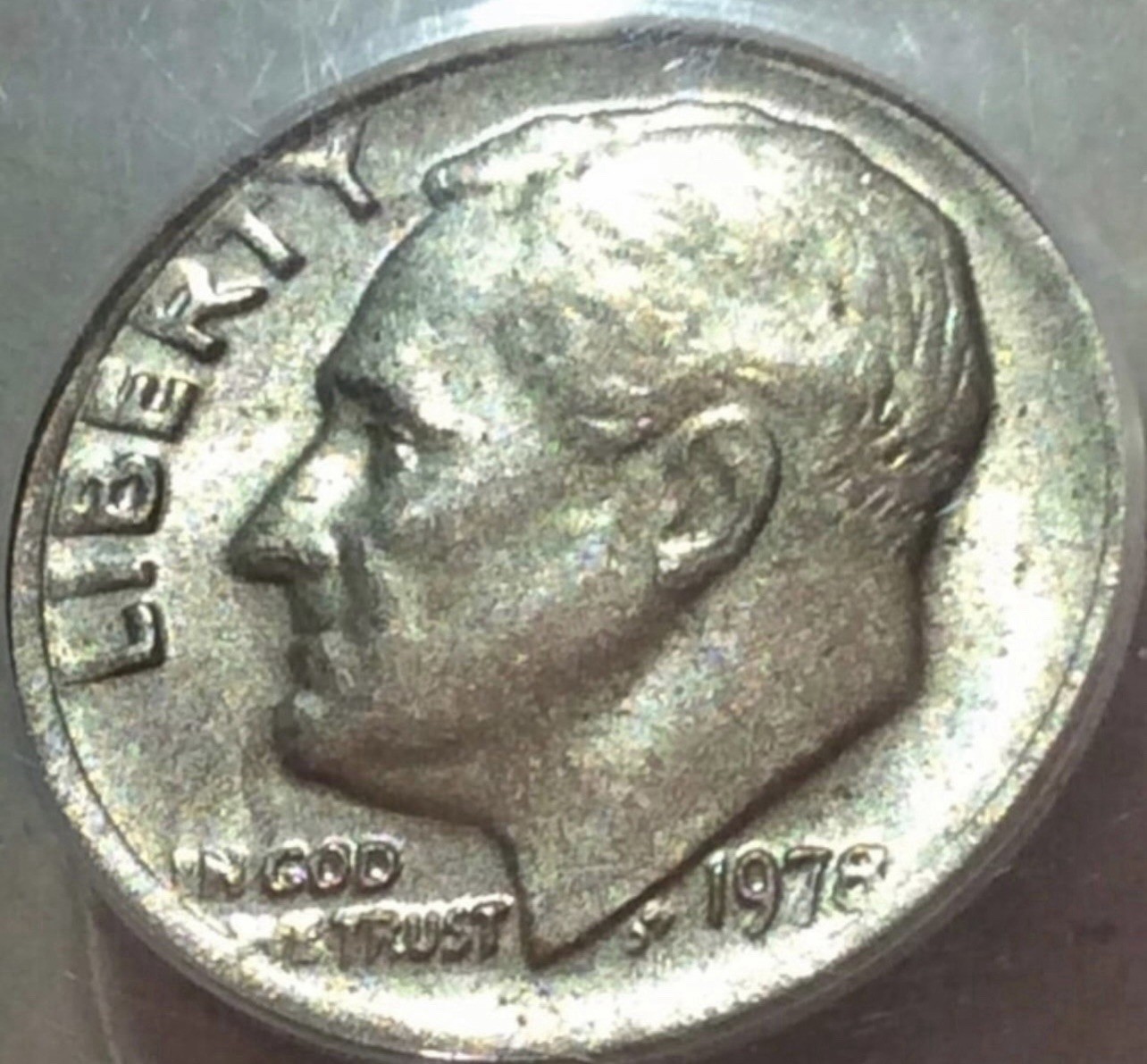 Scarce Error 1978 Missing Clad Layer Dime- Only 3 Known Exist ANACS Population