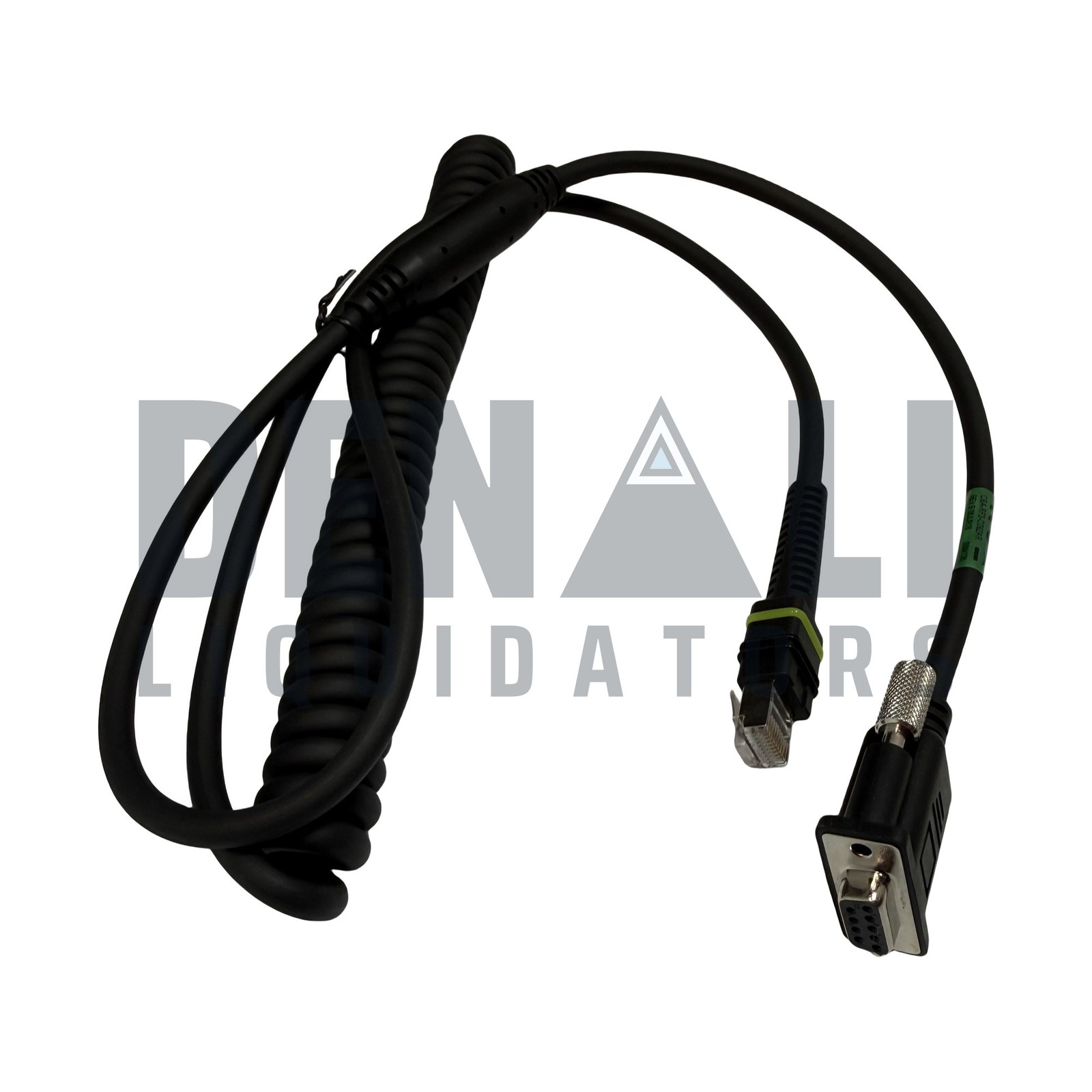 Zebra CBA-RF3-C09ZAR RS232 DB9 Serial Cable 9ft Coiled DS3608 DS3678