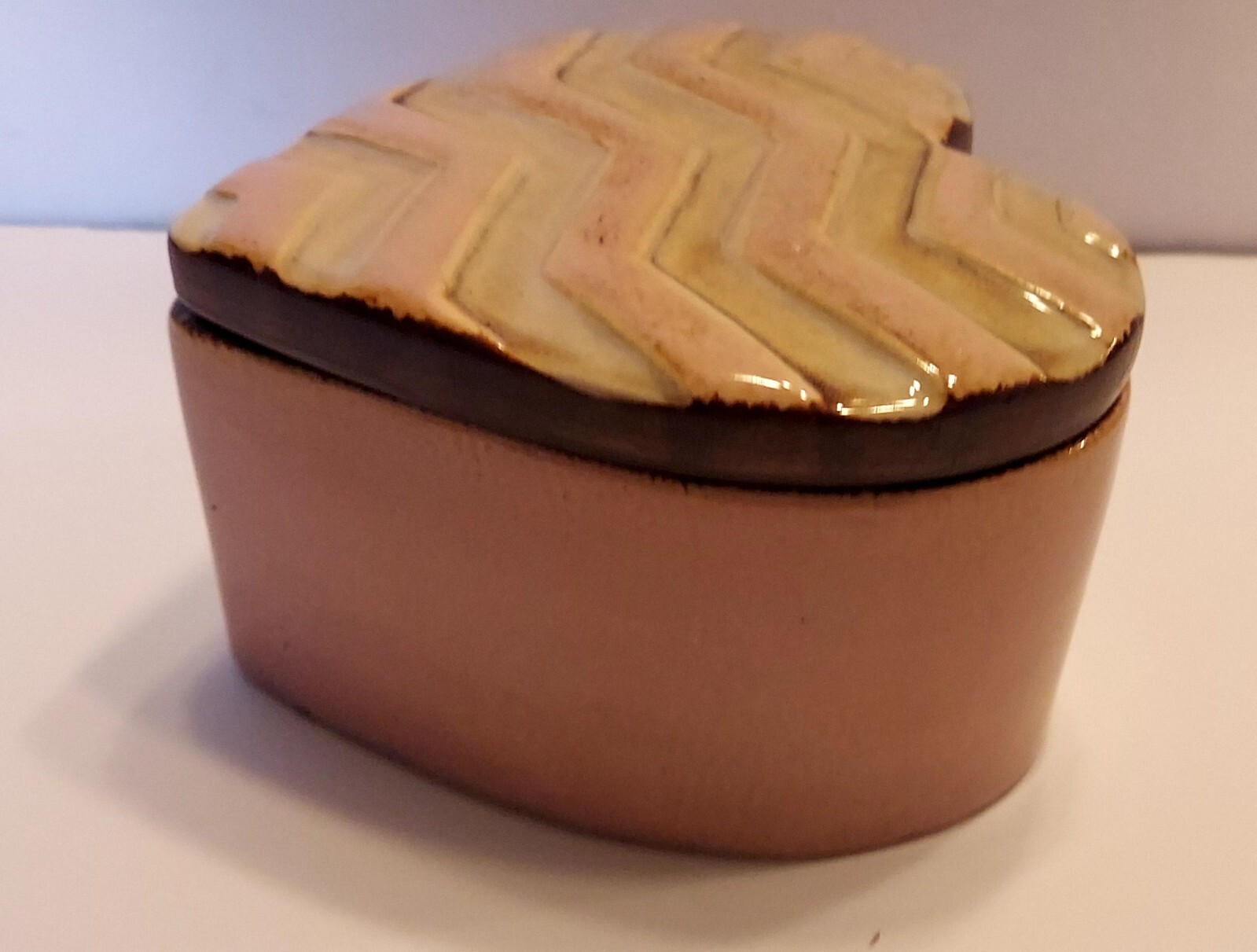 Grasslands Roads Medium Trinket Box Pink
