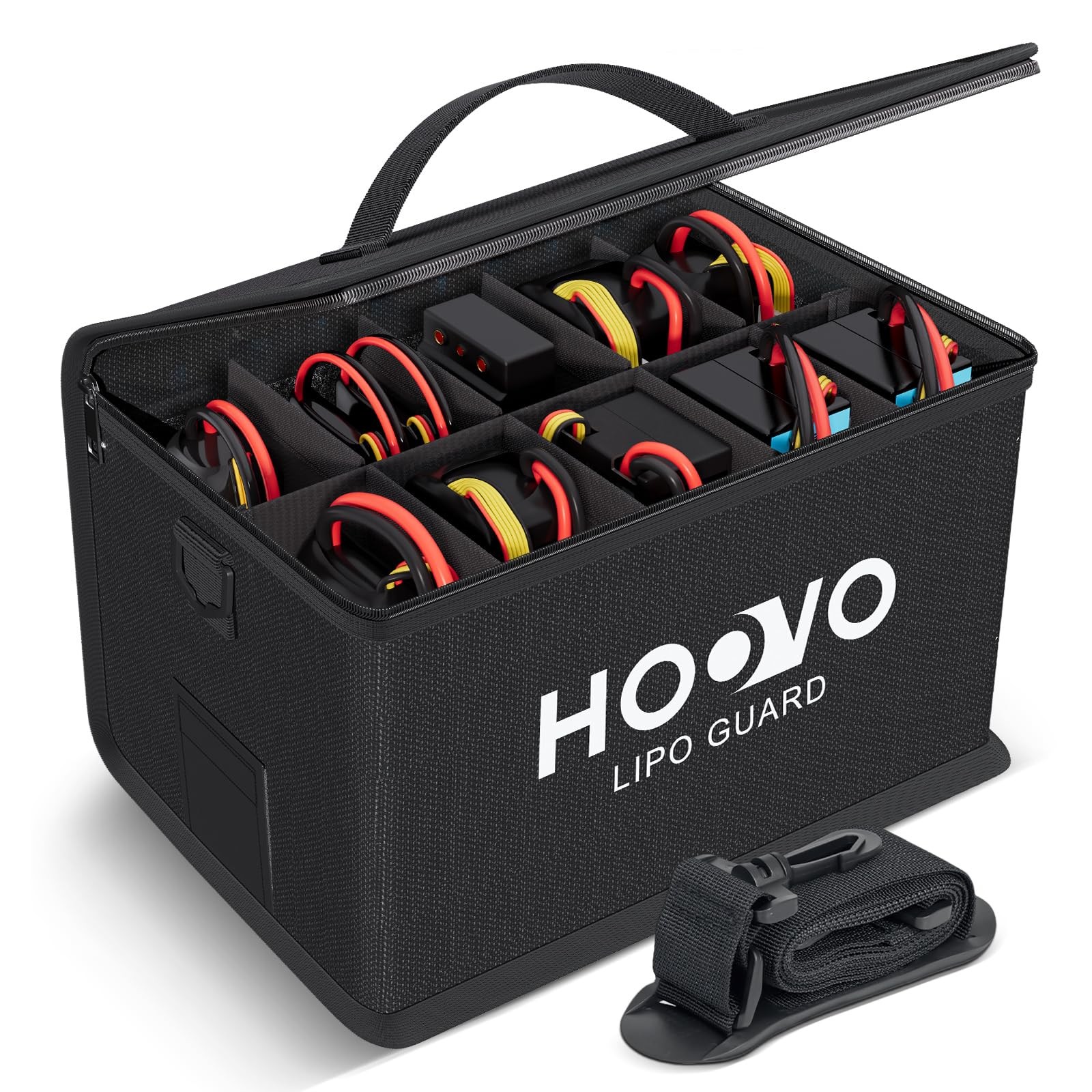 Fireproof LiPo Battery Guard Safe Storage Bag 10Cell 10.6x6.7x6.7 Inch