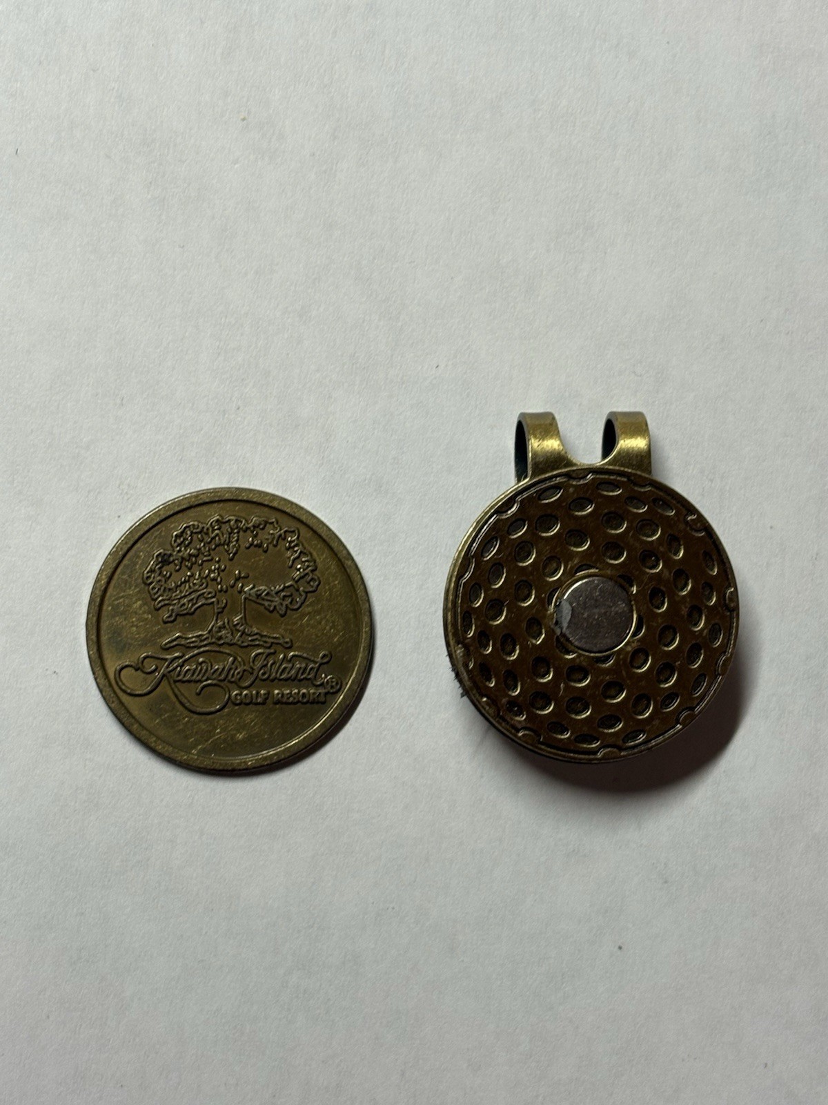 Kiawah Island Golf Resort 1" Coin Golf Marker W/Hat Clip - Kiawah Island, SC