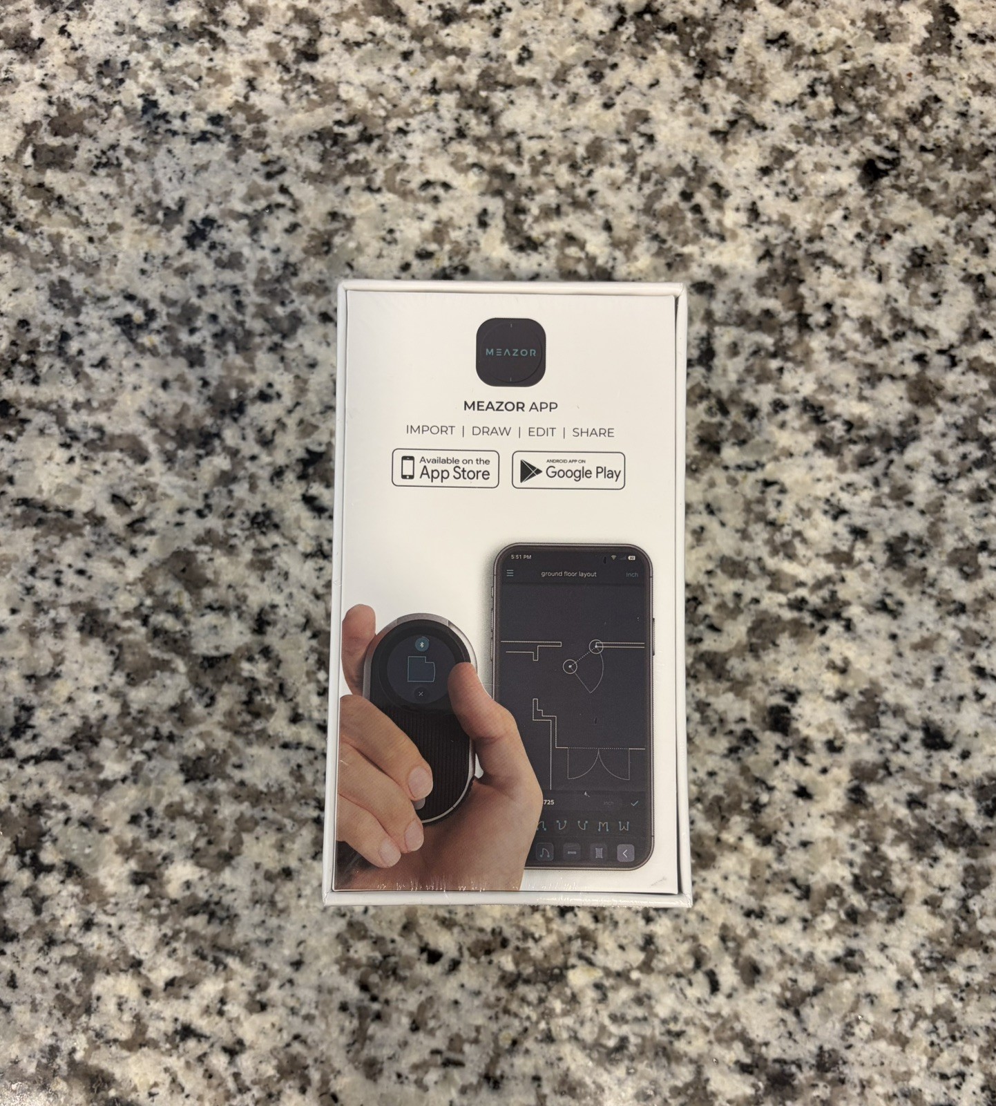 MEAZOR Laser Measuring Tool Interior Room Design Model M0101 New Sealed