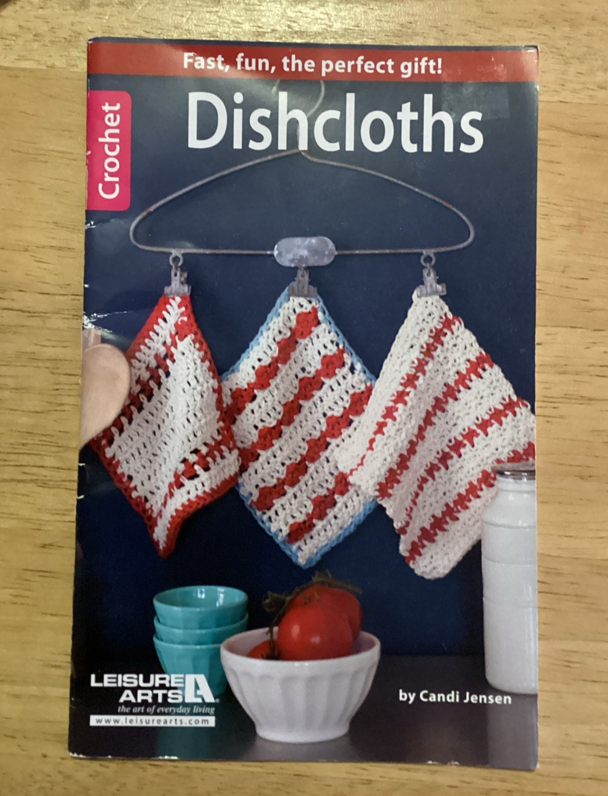 Leisure Arts crochet Dishclothes by Candi Jensen
