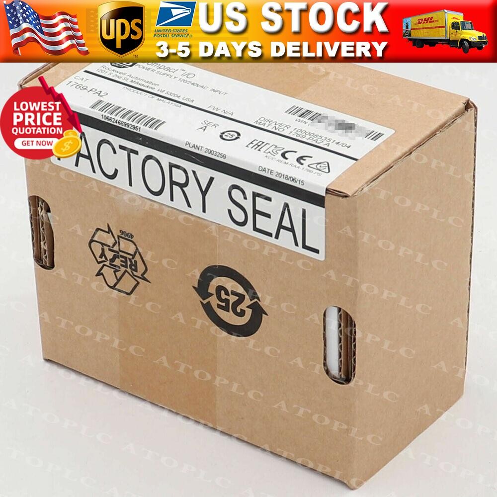 New Factory Sealed AB 1769-PA2 SER A CompactLogix AC Power Supply US US Free Tax