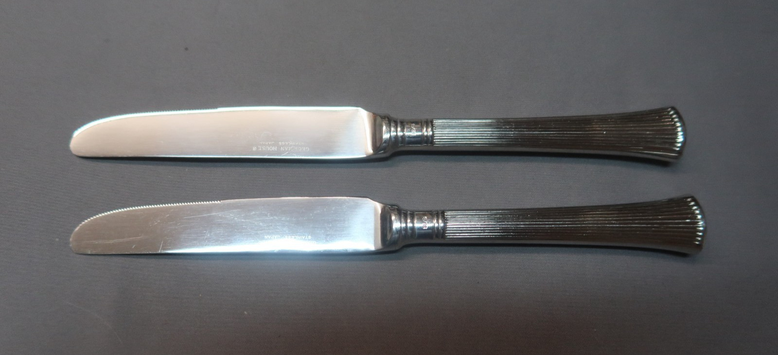 Towle Stainless 18/8 Japan Georgian House Christy 2 Dinner Knives 9 1/8"