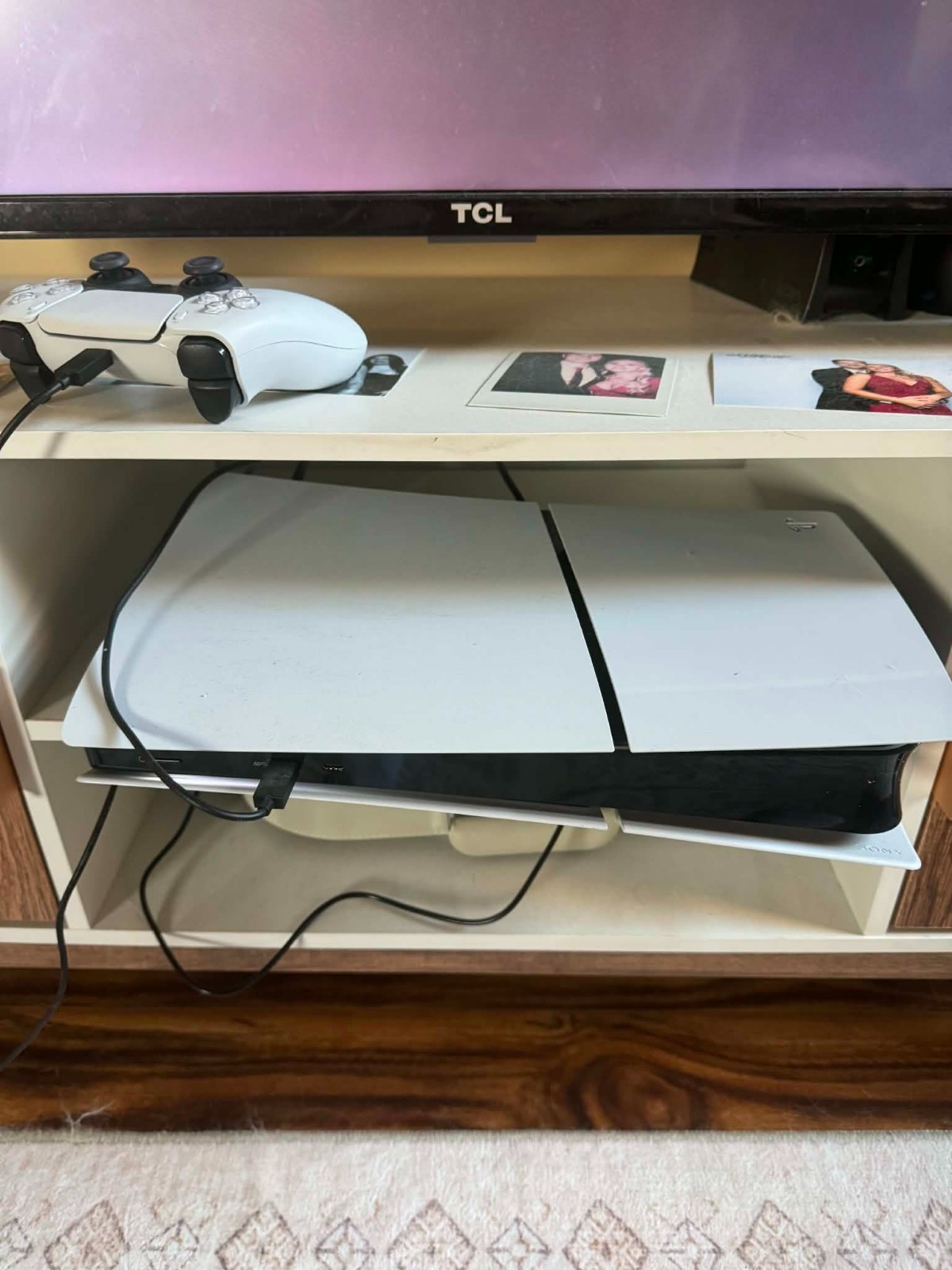 Sony PS5 SLIM Digital Edition Console w/ Controller - White, 825 GB