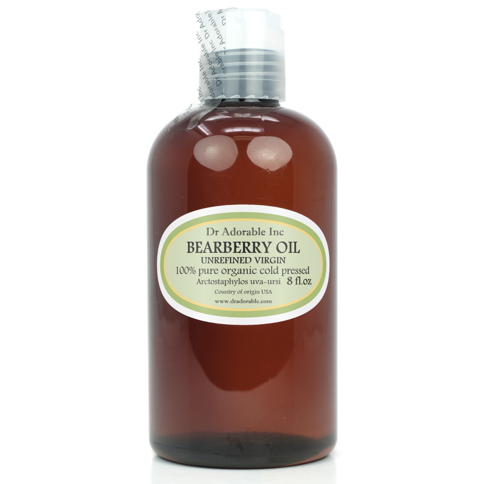 Premium Bearberry Seed Oil Unrefined Cold Pressed Pure Organic Skin Body Care