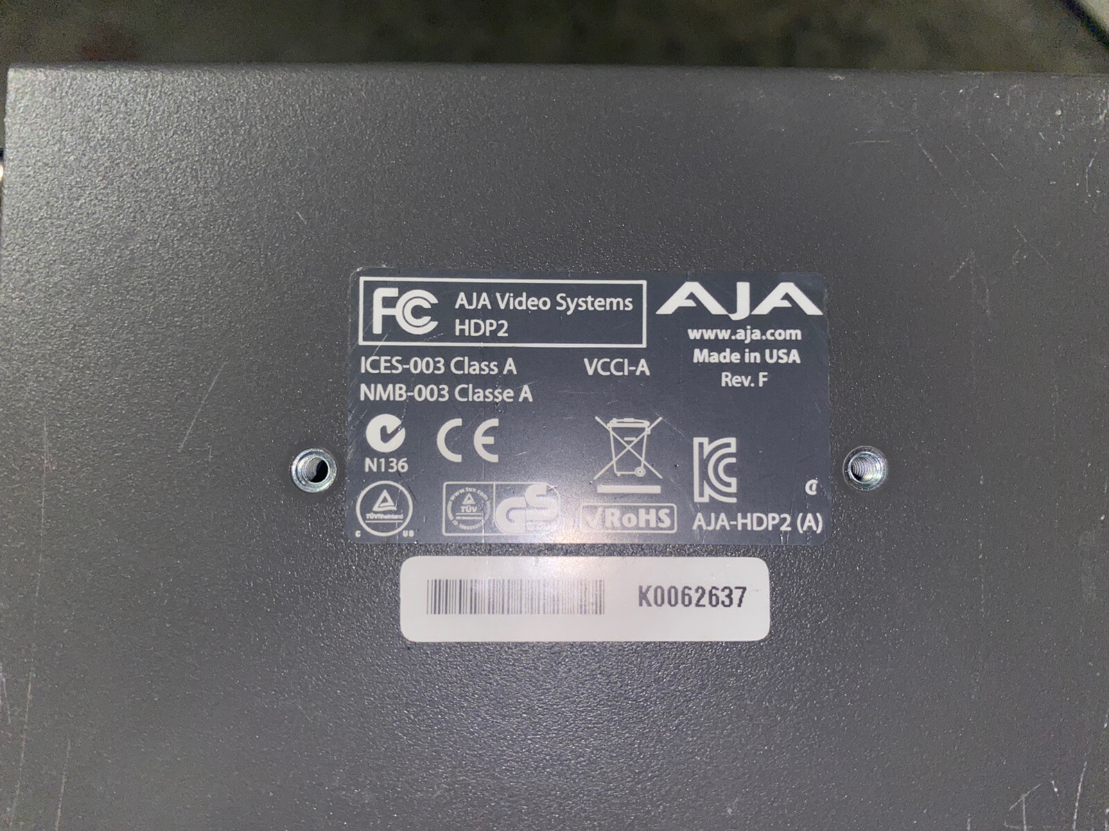 AJA HDP2 WITH POWER SUPPLY