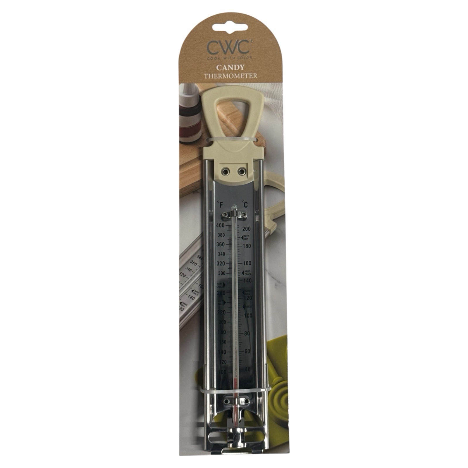 Cook With Color Candy Thermometer – Essential Kitchen Tool for Candy Making New