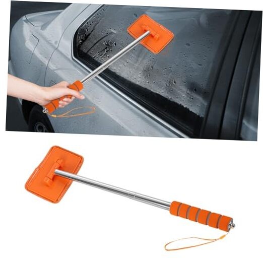 Car Windshield Cleaning Tool, Car Windshield Window Cleaner, Auto Glass Orange