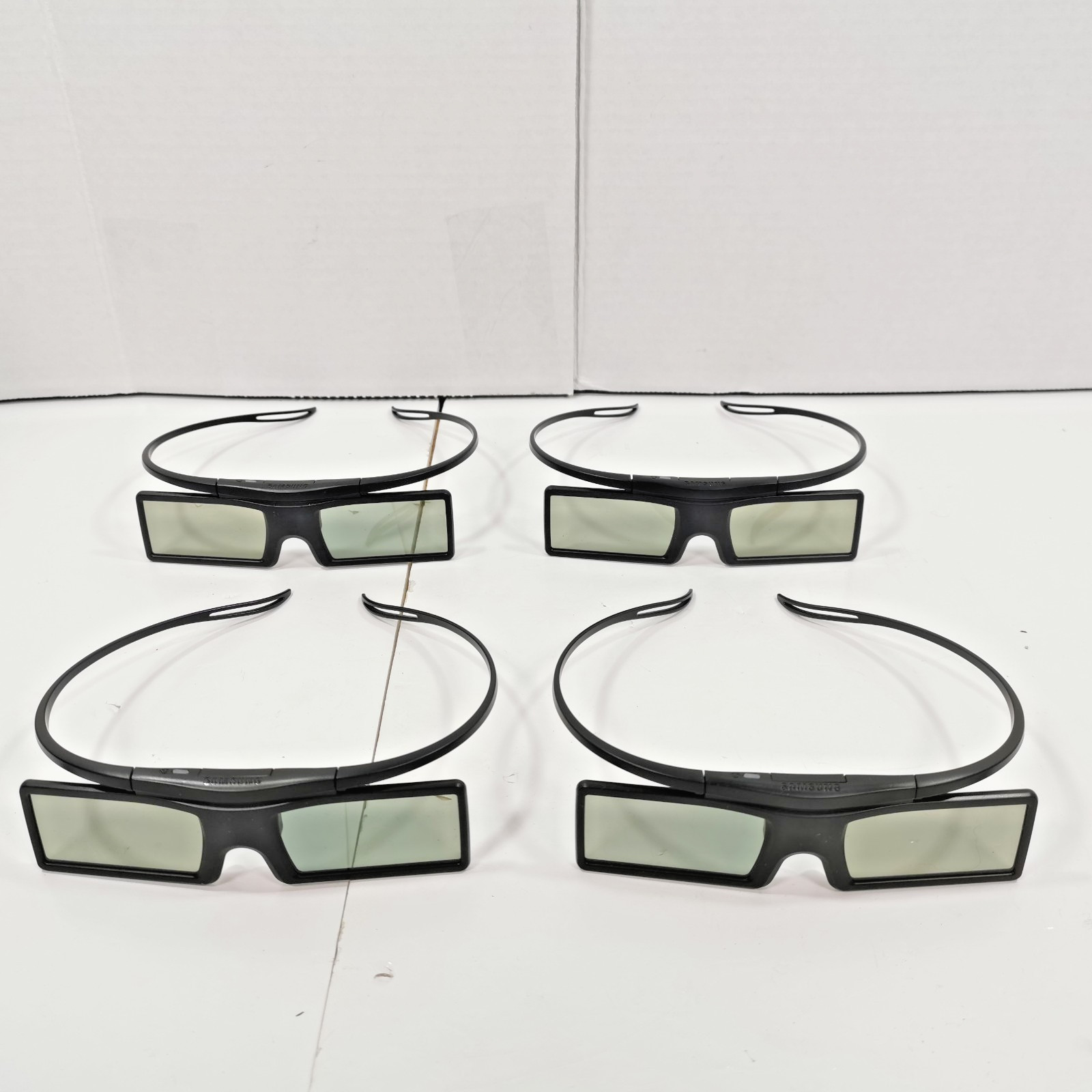 LOT OF 4 SAMSUNG SSG-4100GB ACTIVE 3D GLASSES BLUETOOTH RF HOME THEATER EXC