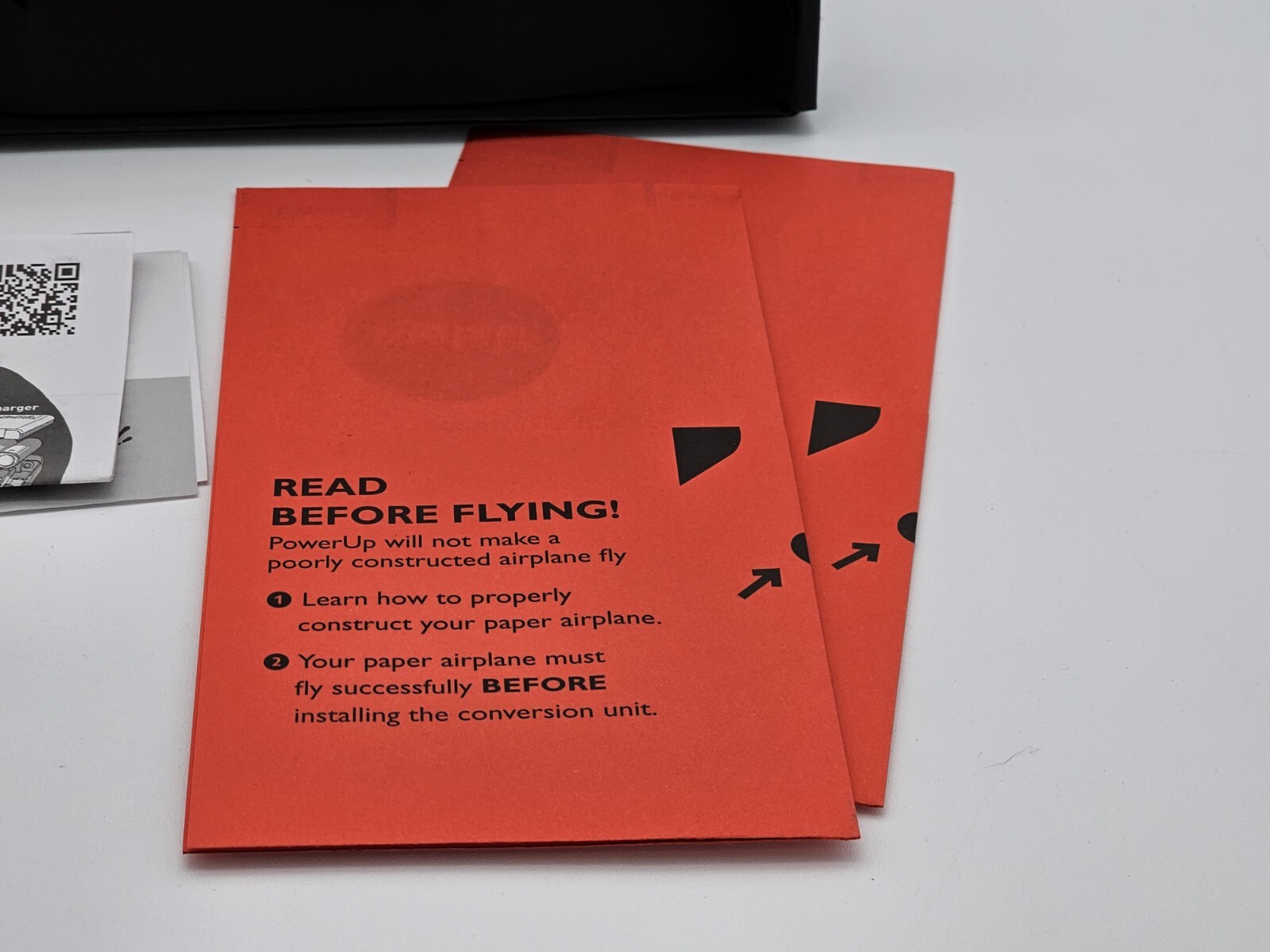 Power Up 2.0 Electric Paper Airplane Conversion Kit 8+ Fun Activity Open Box