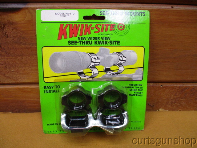 Kwik Site See Thru Mounts Model KS-110 for Savage 110
