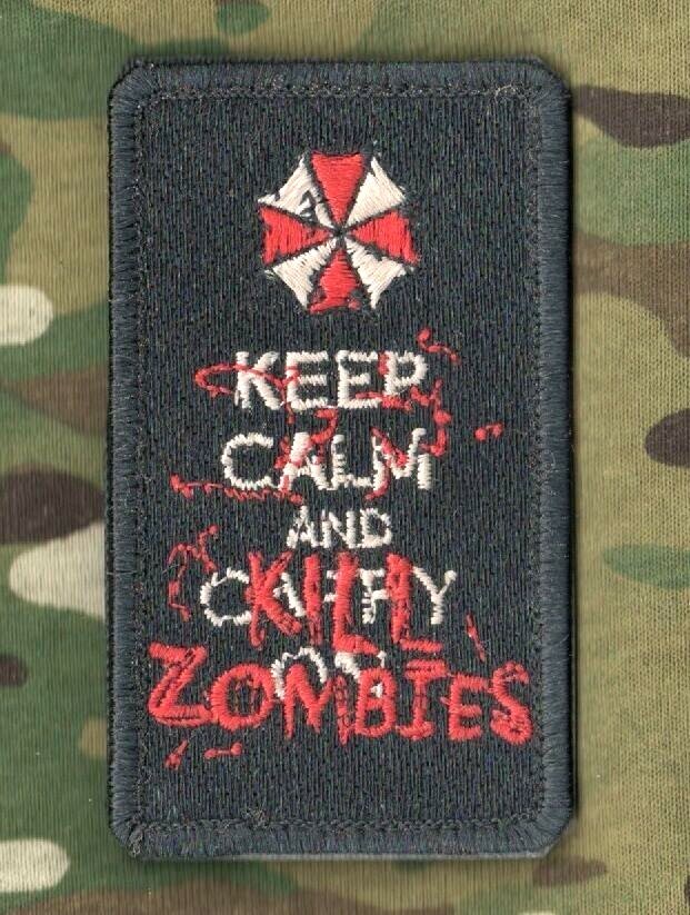 JOING SPECIAL OPS TASK FORCE JTF WAR TROPHY vêlkrö SSI: KEEP CALM 'n KILL ZOMBIE