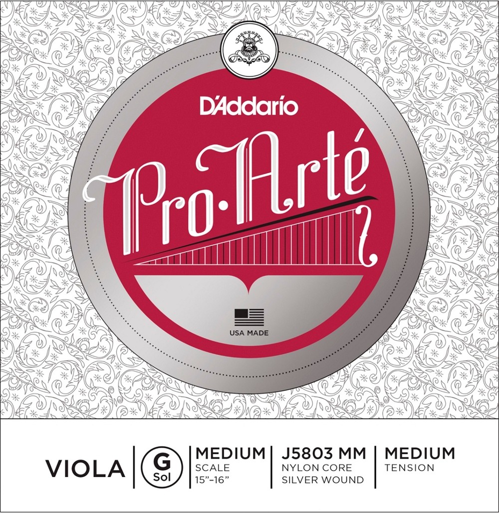 D'Addario Pro-Art Series Viola G String 15+ Medium Scale