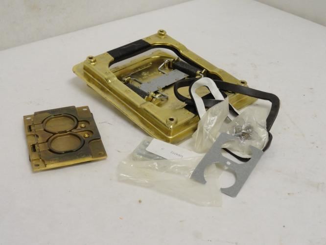 208377 New-Incomplete; WireMold S38CCTCBS Brass Plated Cover Assy; NO O-RINGS