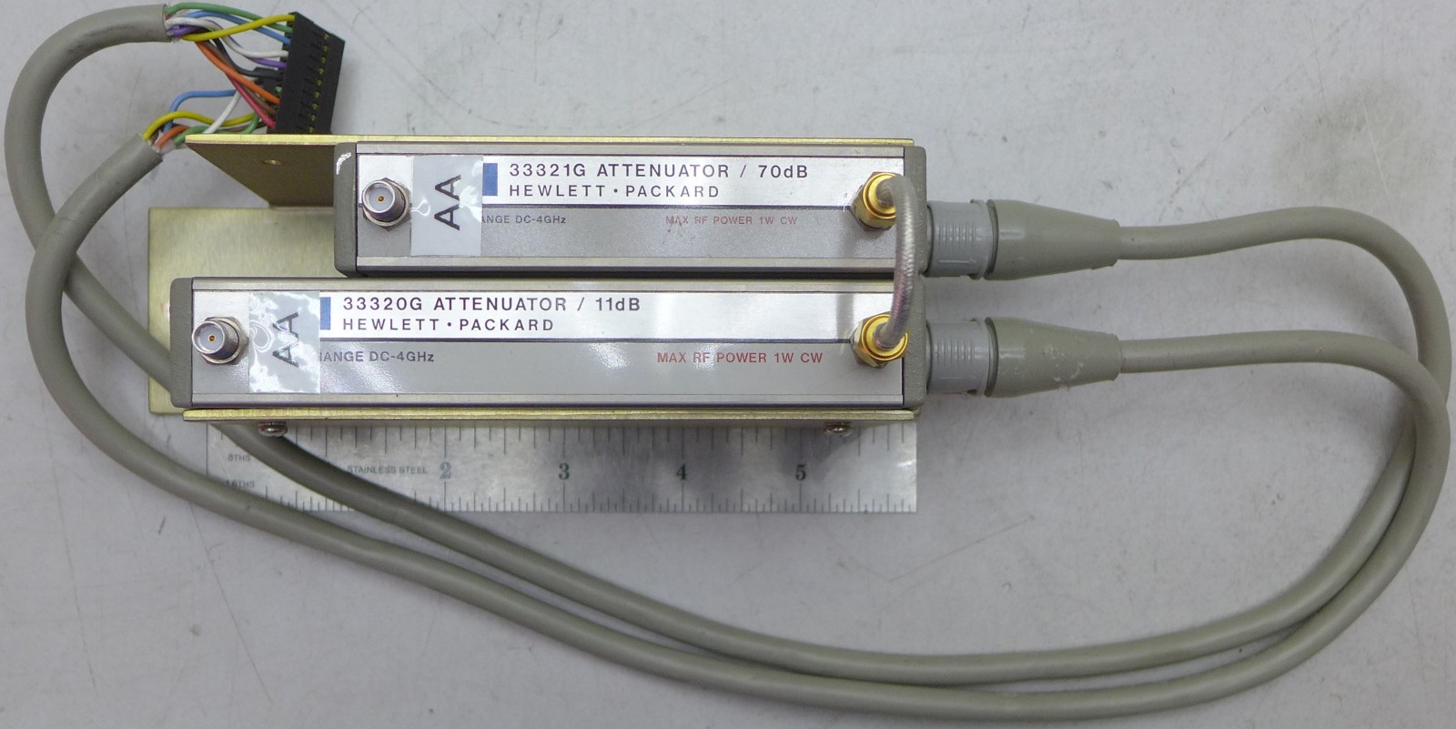 Attenuator Set Agilent/HP 33320G(8494G) and 33321G(8495G) w/Viking Cables #5