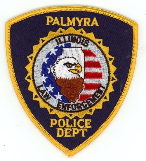 ILLINOIS IL PALMYRA POLICE NICE SHOULDER PATCH SHERIFF