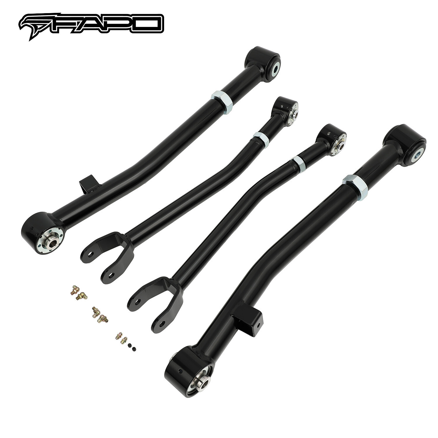 FAPO Front Adjustable 0-3.5" Lift Control Arms For Jeep Wrangler JL 2018-2026
