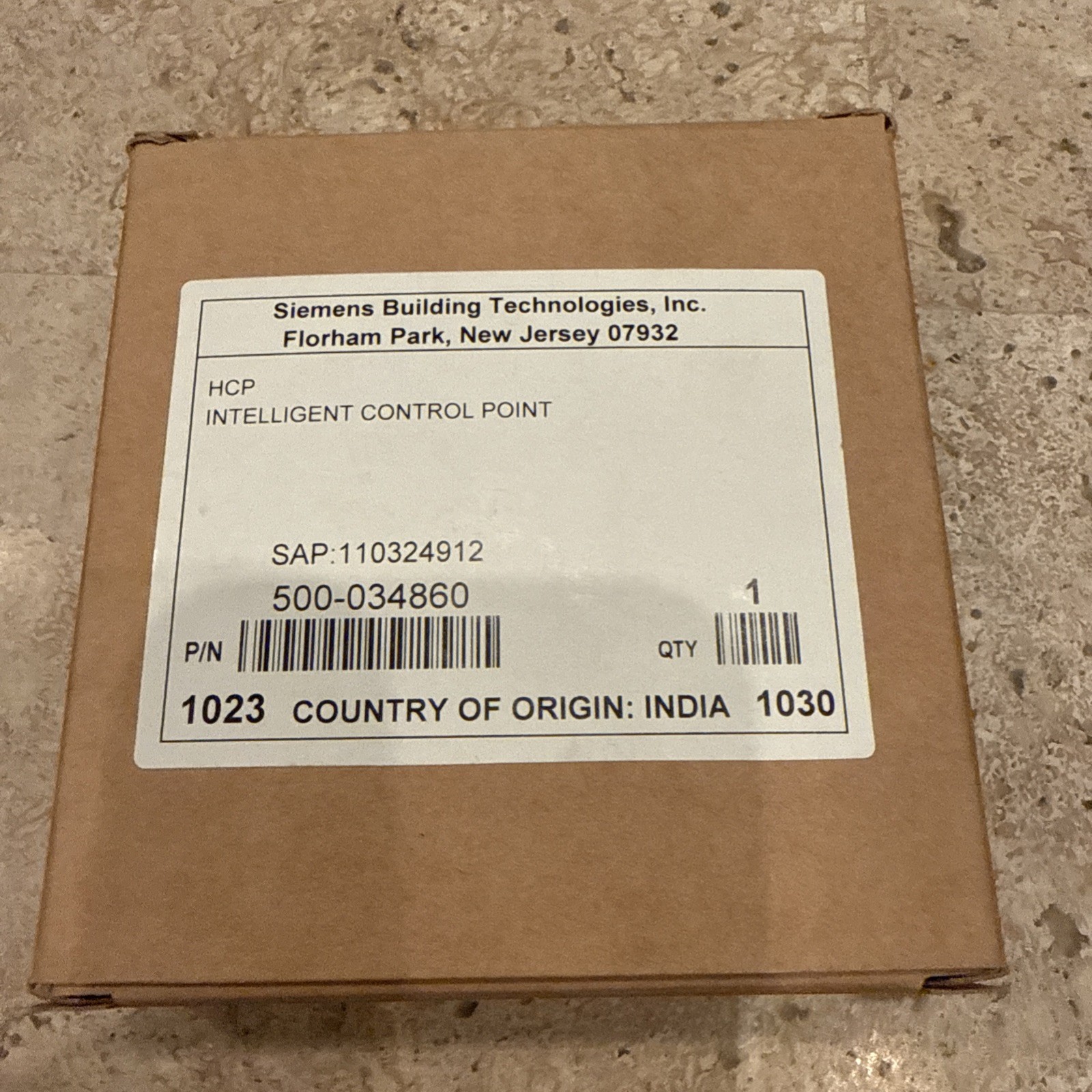 SIEMENS HCP INTELLIGENT CONTROL POINT 500-034860 FIRE ALARM FREE SHIPPING