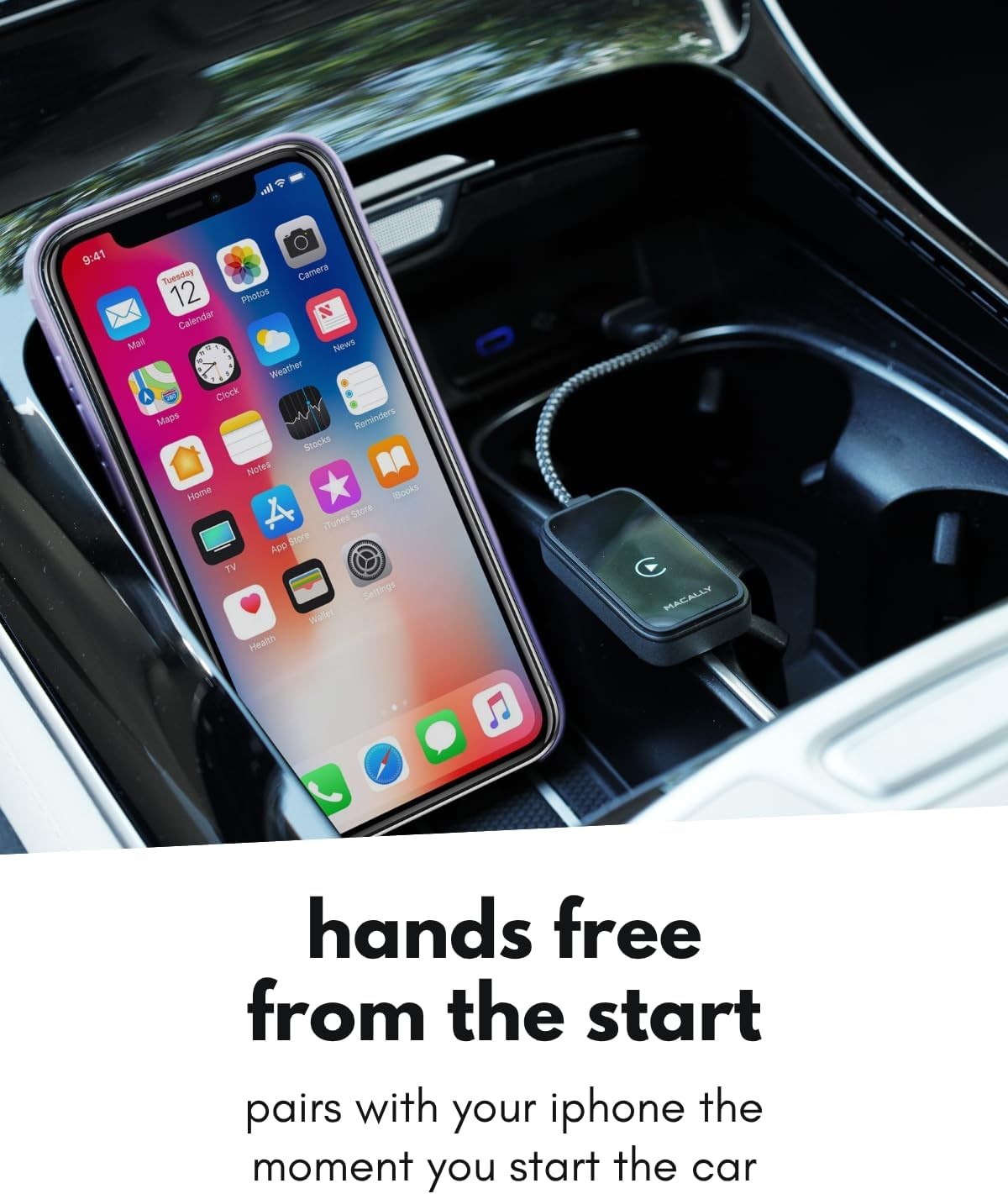 Wireless CarPlay Adapter for iPhone USB Wireless Dongle Fast Auto Connect