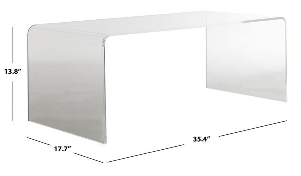 Safavieh Atka Acrylic Coffee Table, Reduced Price 2172707623 FOX6015A