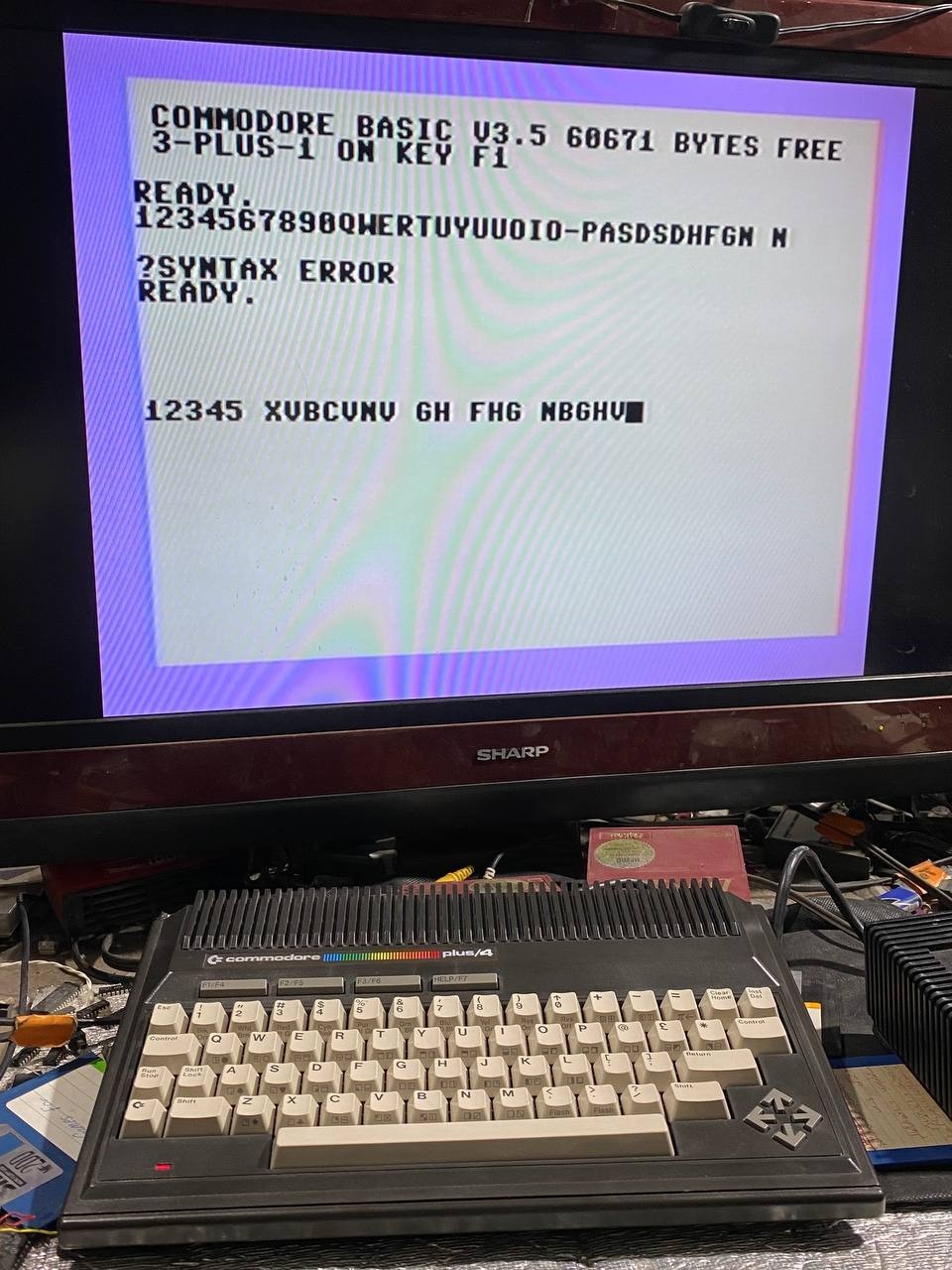 COMMODORE PLUS/4 COMPUTER +4 NTSC Boxed, Vintage