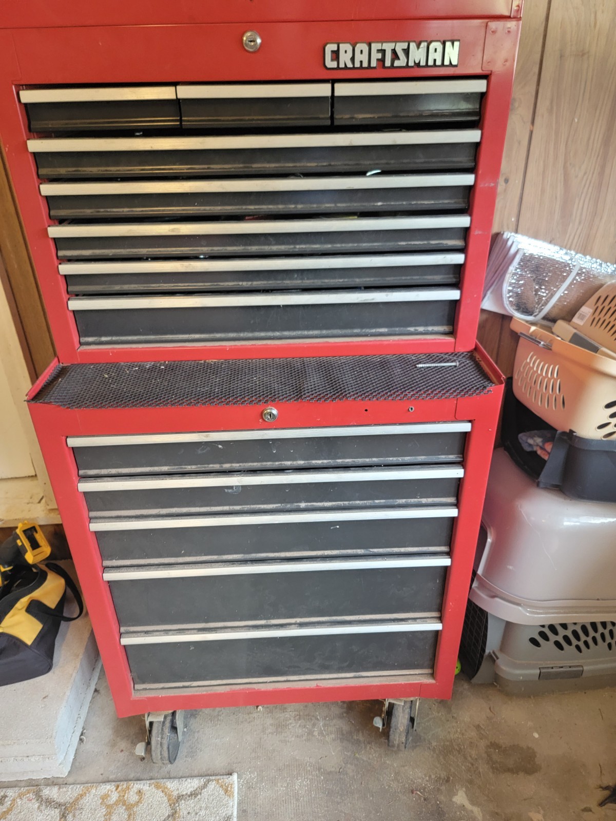 Craftsmanship Tool Chest On Wheel with Tools Icluded 53x27x16 Inc