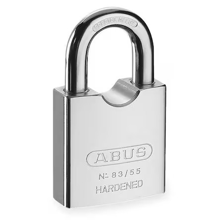 Abus 83/55 Rk Ka-300 Padlock, Keyed Alike, Standard Shackle, Square Hardened