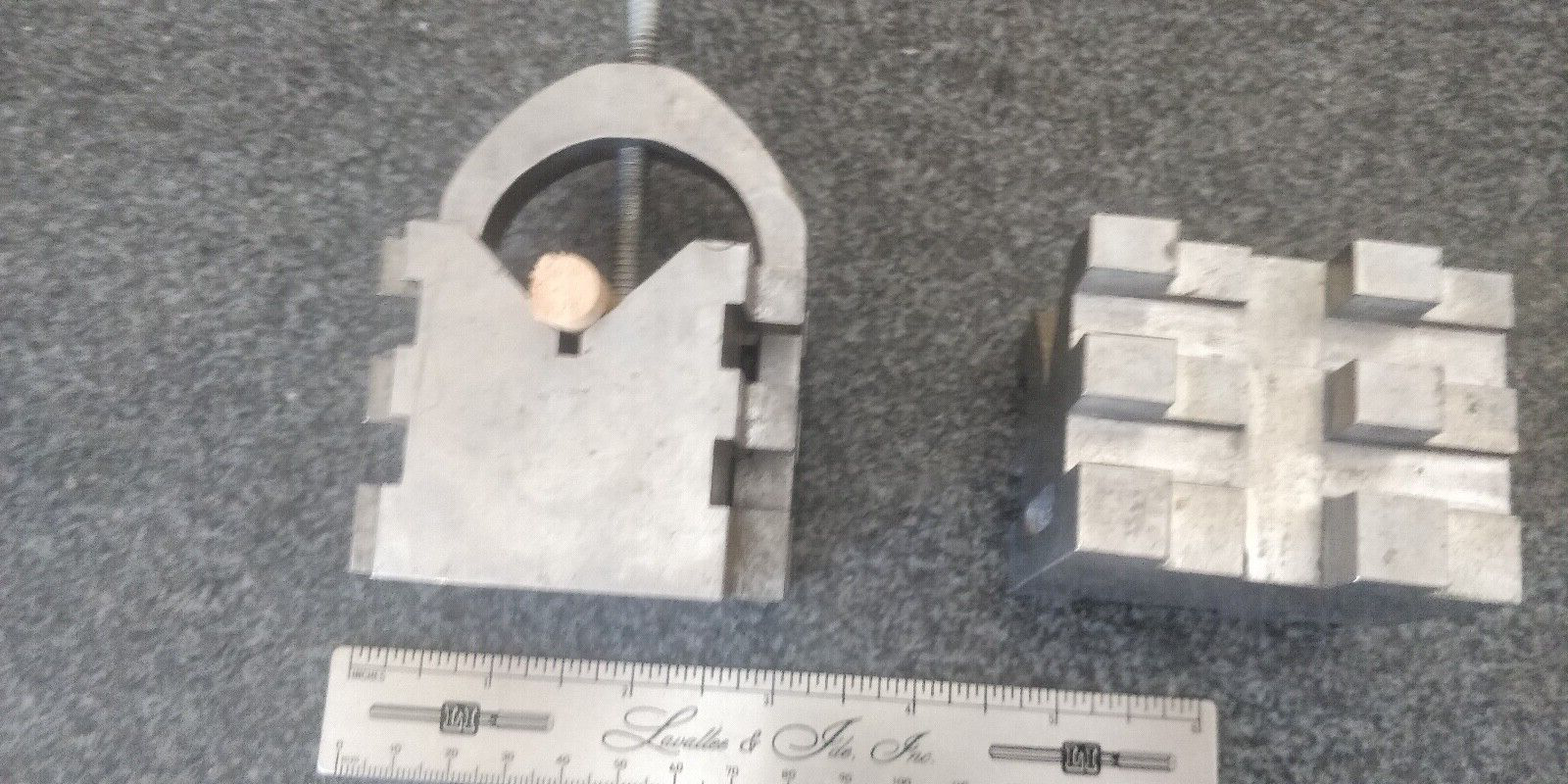Machinist Made ~ V Block and Clamp set, Matched Pair