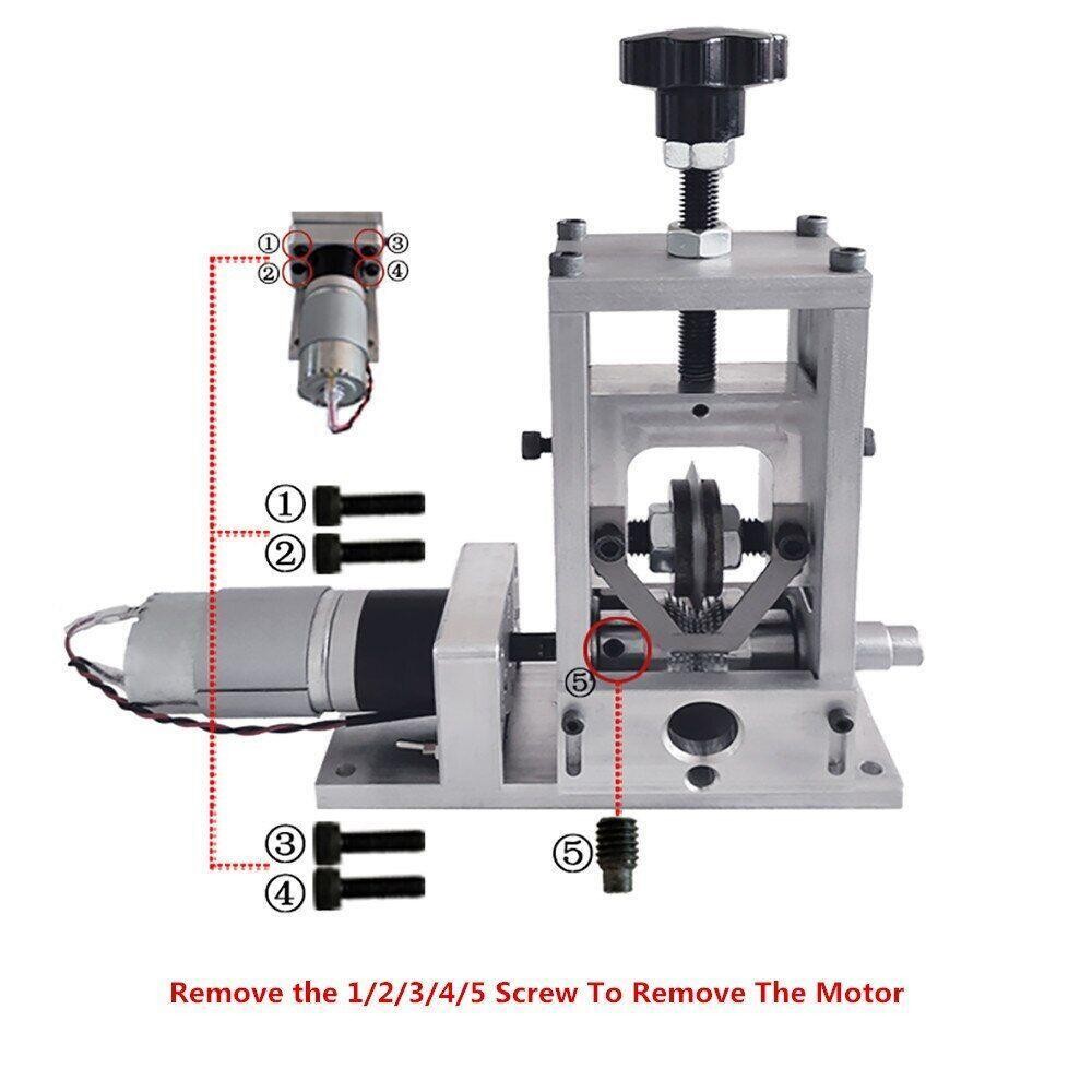 Electric Peeling Machine Manual Wire Stripping Automatic Hand Crank Stripper new