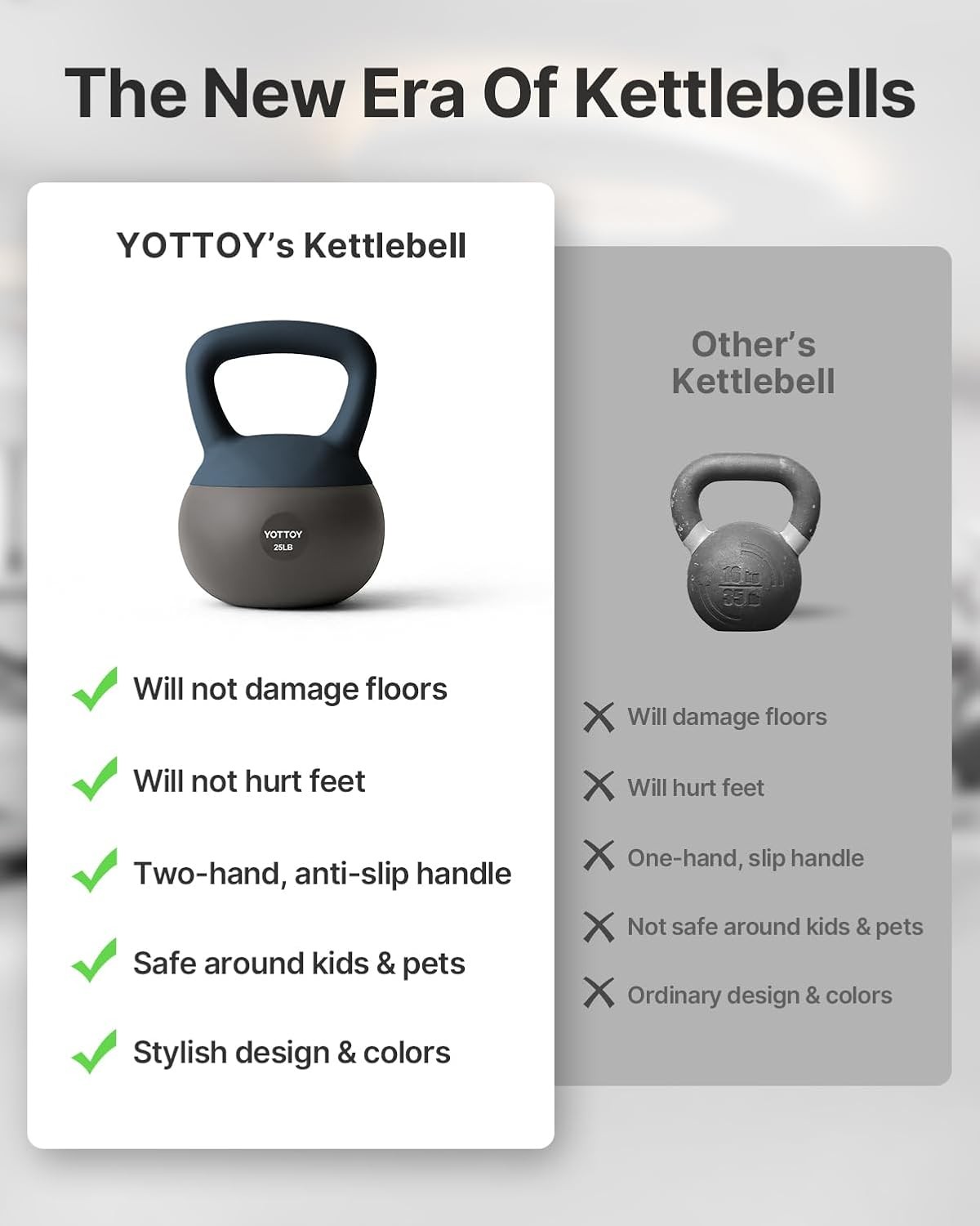 Soft Kettlebell, Set for Strength Training Kettlebells & Home Workouts,