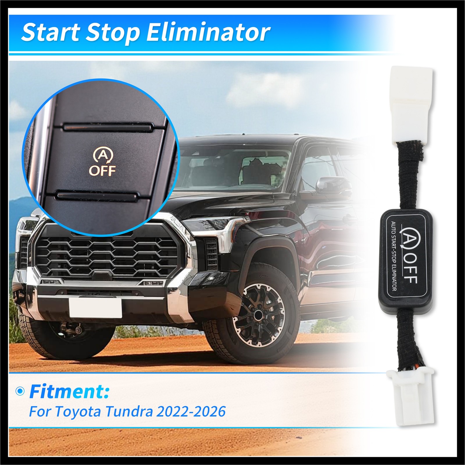 Auto Start Stop Eliminator for Toyota Tundra 2022-2026 Start Stop Disable