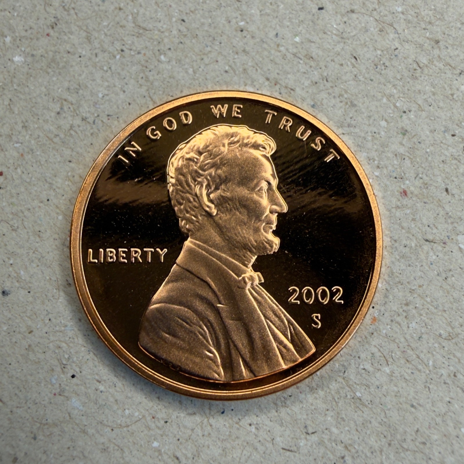 2002-S Lincoln Memorial 1C PROOF Clad - ULTRA DEEP CAMEO