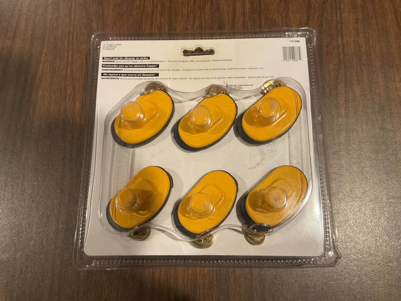 Gun Club Trigger Locks ( Pack Of 6 ) NEW