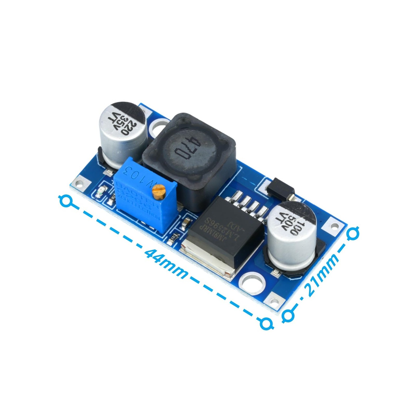 10 PCS LM2596 LM2596S DCDC Buck Converter Adjustable Regulator Power Module