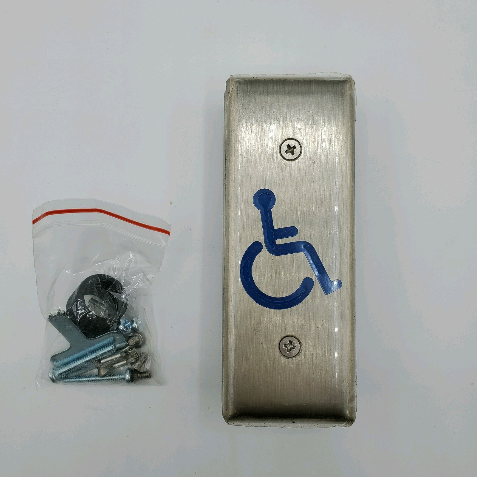 LCN HANDICAP LOGO PUSH PLATE JAMB SWITCH NOS FREE SHIPPING