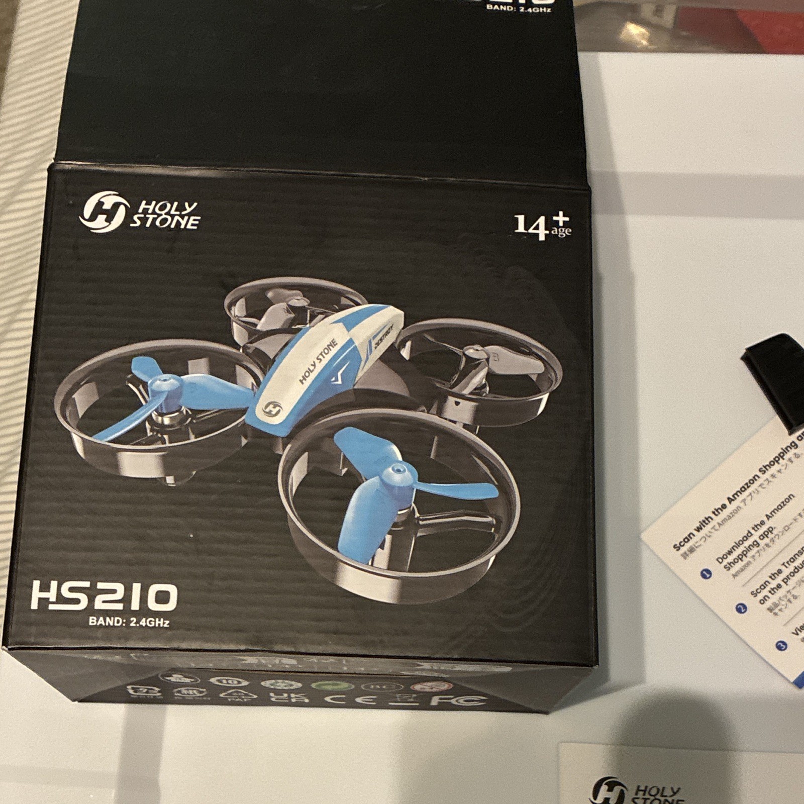 Holy Stone HS210 Mini RC Quadcopter Drone 2.4GHz Remote Control Blue/White
