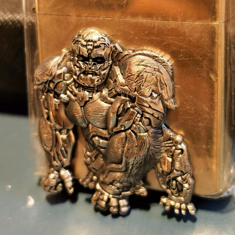 New Gorilla Brass Sticker DIY Kerosene Lighter Decoration 1 Piece