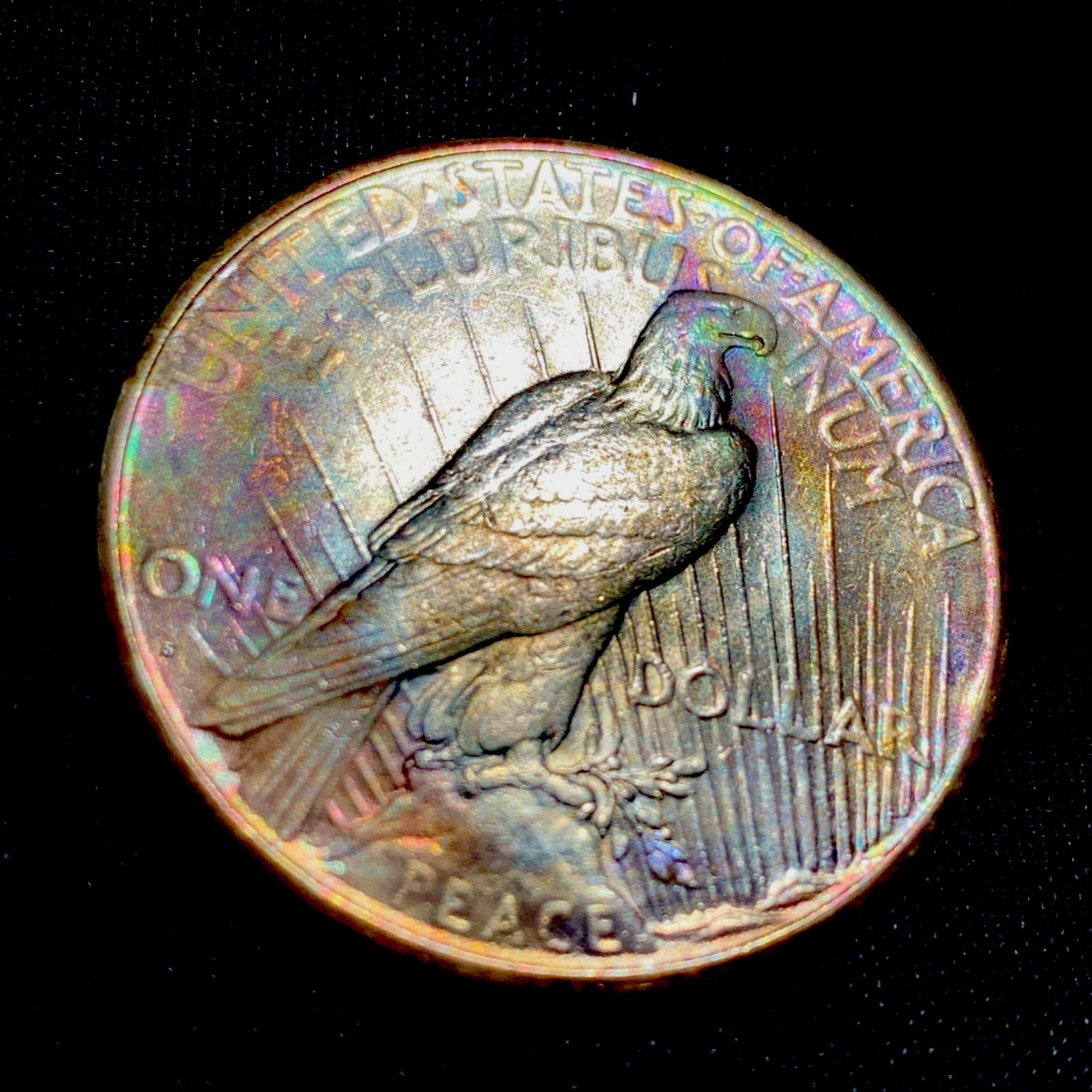 1926 - S - Peace Silver Dollar - UNCIRCULATED— Toned