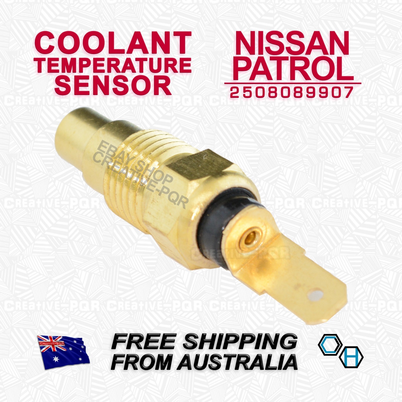 Coolant Temp Sensor Suit Nissan Patrol Y60 GQ 2.8L 6cyl RD28T 01/95 to 11/97