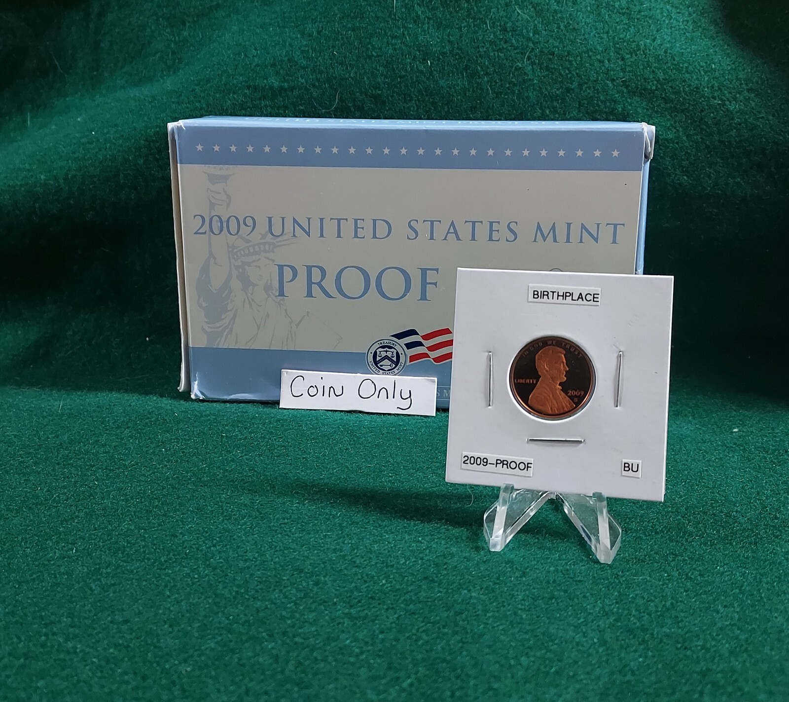 2009 S Lincoln Bicentennial Cent Proof Birthplace 1st in the Series